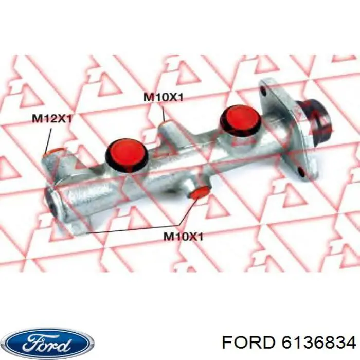 Циліндр головний гальма (Гідротормоз) Ford 6136834 ціна, від 38.93 USD