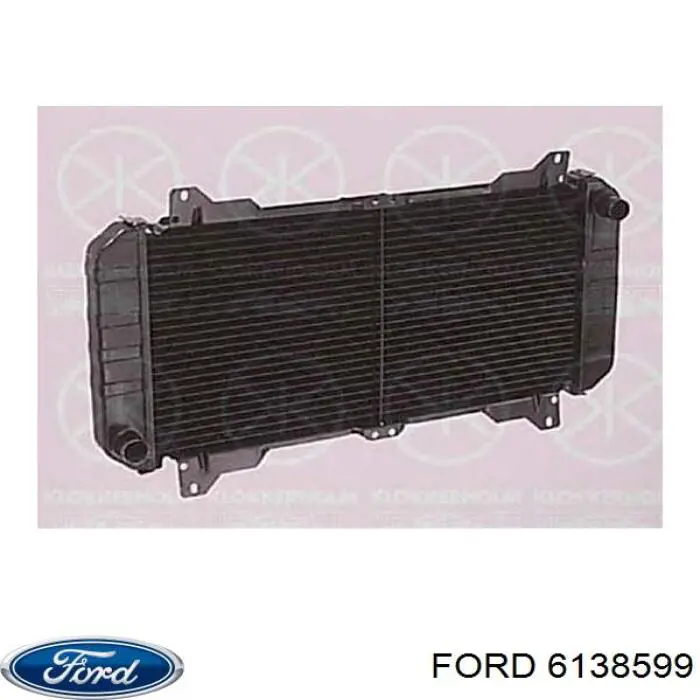 Радіатор основний Ford 6138599 ціна, від 185.80 USD