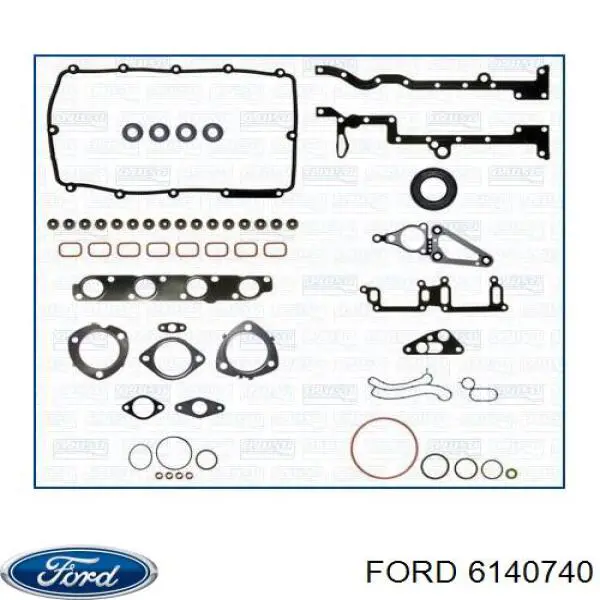 6140740 Ford прокладка головки блока циліндрів (гбц, права)