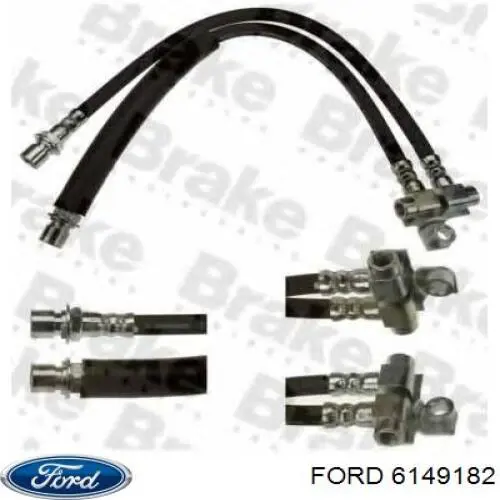 Купити 1089437 Ford Шланг гальмівний задній