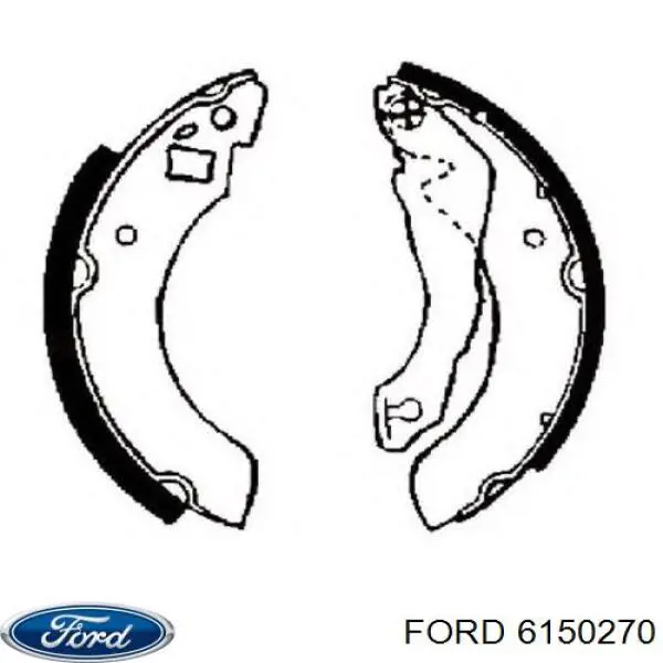 Колодки гальмові задні, барабанні Ford 6150270 ціна, від 12.14 USD