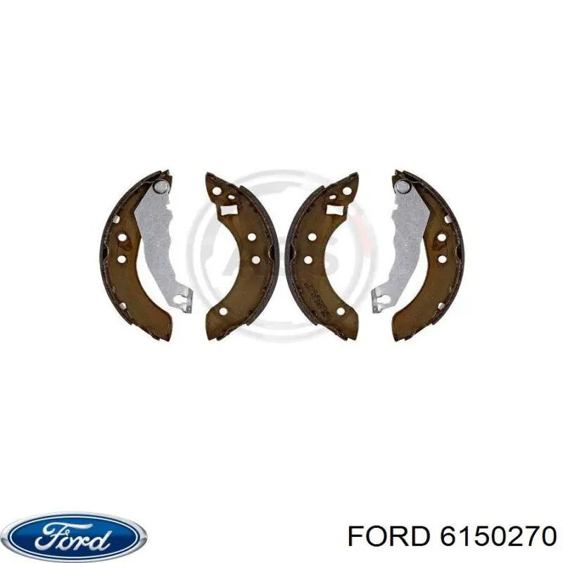 Колодки гальмові задні, барабанні 6150270 Ford