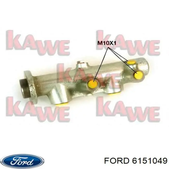 Купити 6151049 Ford Головний гальмівний циліндр