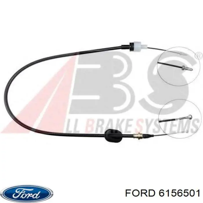 Трос зчеплення Ford 6156501 ціна, від 8.80 USD