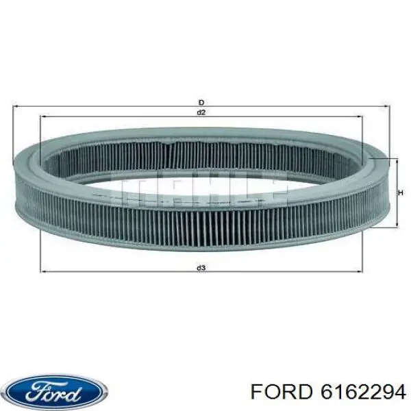 Купити 6162294 Ford Автомобільний фільтр повітря