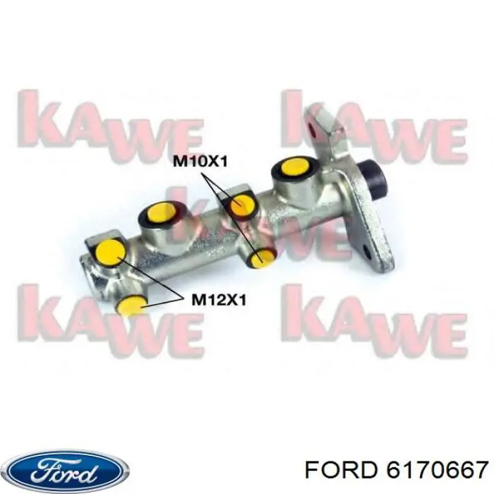 Циліндр головний гальма (Гідротормоз) Ford 6170667 ціна, від 173.50 USD