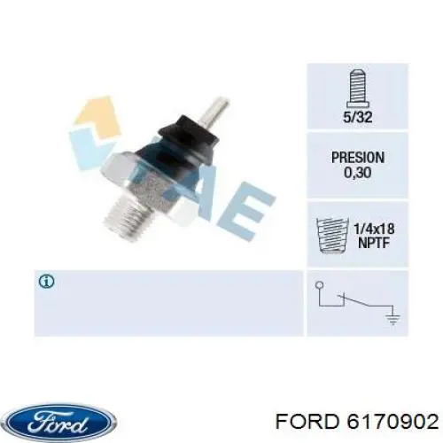 Купити 6170902 Ford Датчик тиску масла