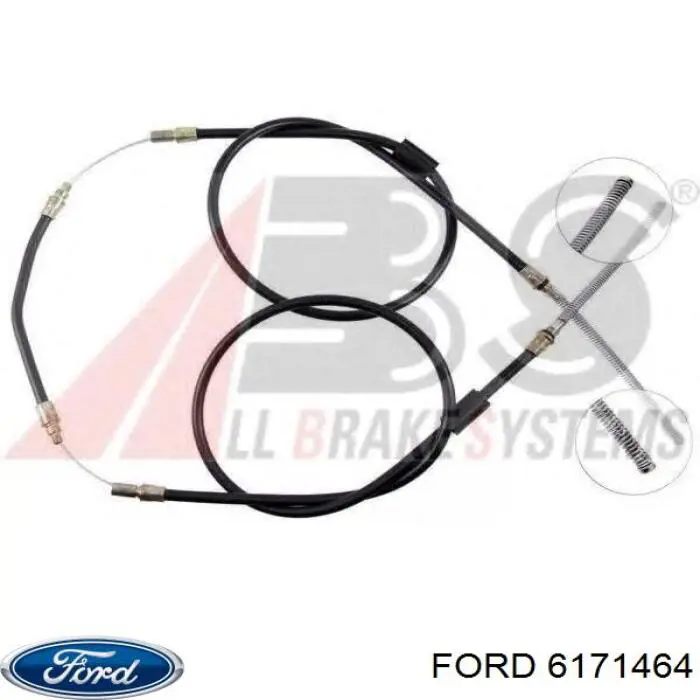 Купити 6171464 Ford Трос ручного гальма задній, правий/лівий