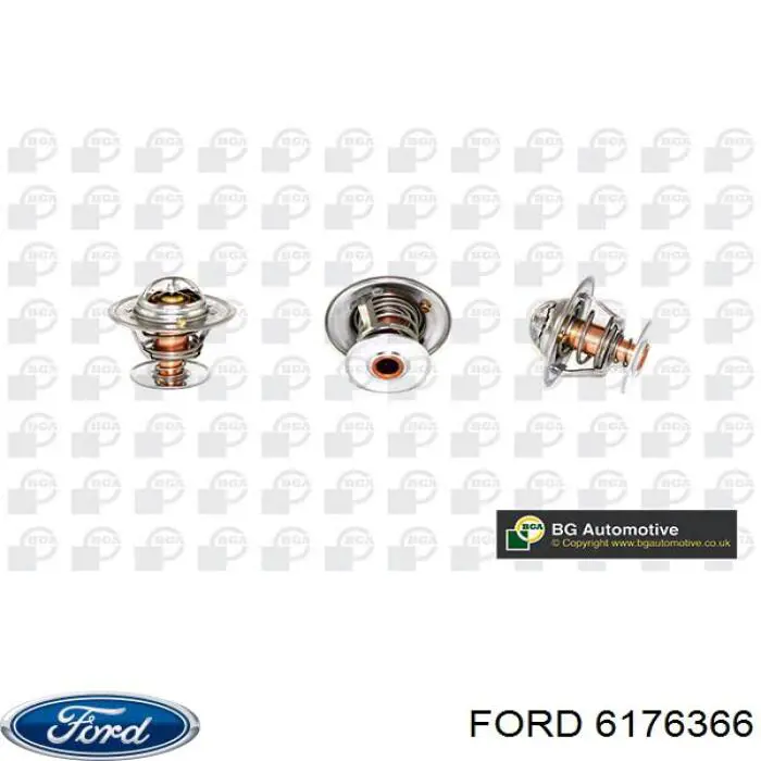 Купити 6176366 Ford Термостат в корпусі