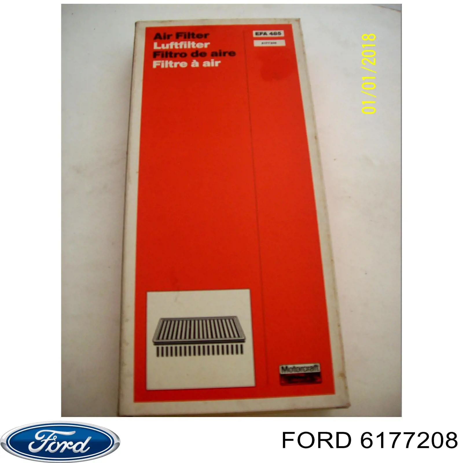 6177208 Ford фільтр повітряний