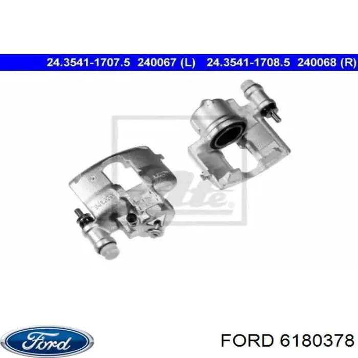 Супорт гальмівний передній правий Ford 6180378 ціна, від 57.83 USD