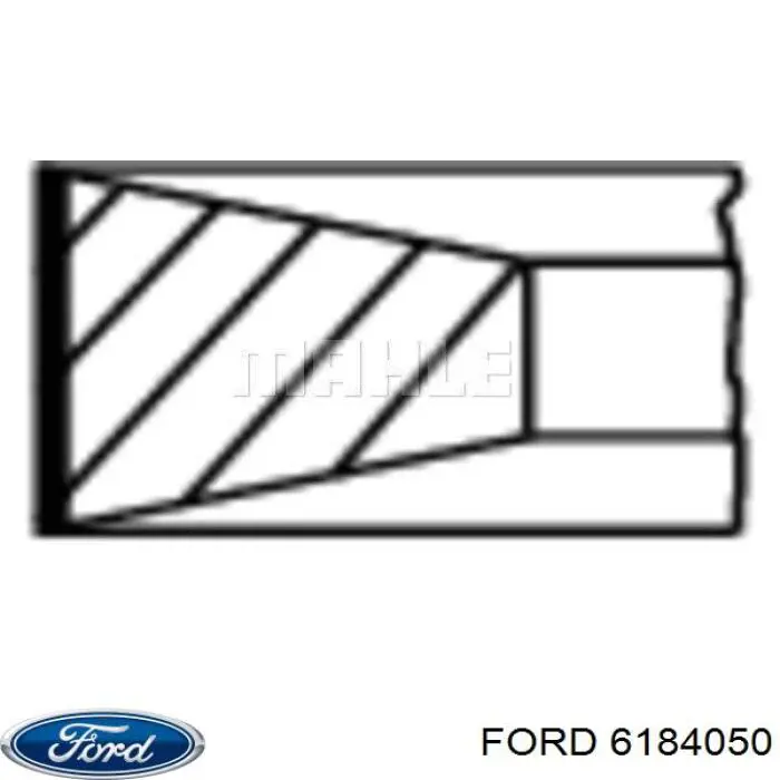 1035239 Ford кільця поршневі комплект на мотор, std.