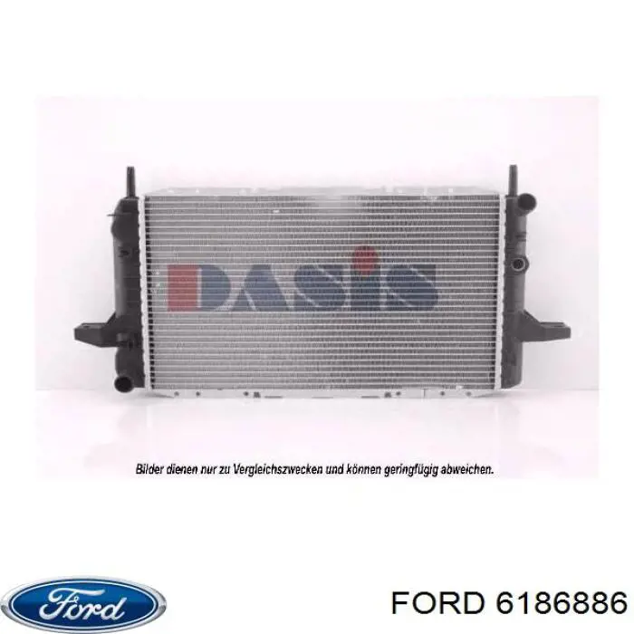 Купити 6186886 Ford Радіатор двигуна