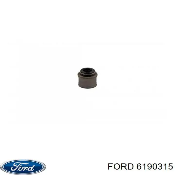 6190315 Ford глушник, центральна частина