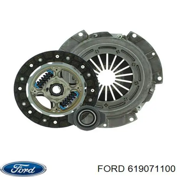 Комплект зчеплення (3 частини) 619071100 Ford