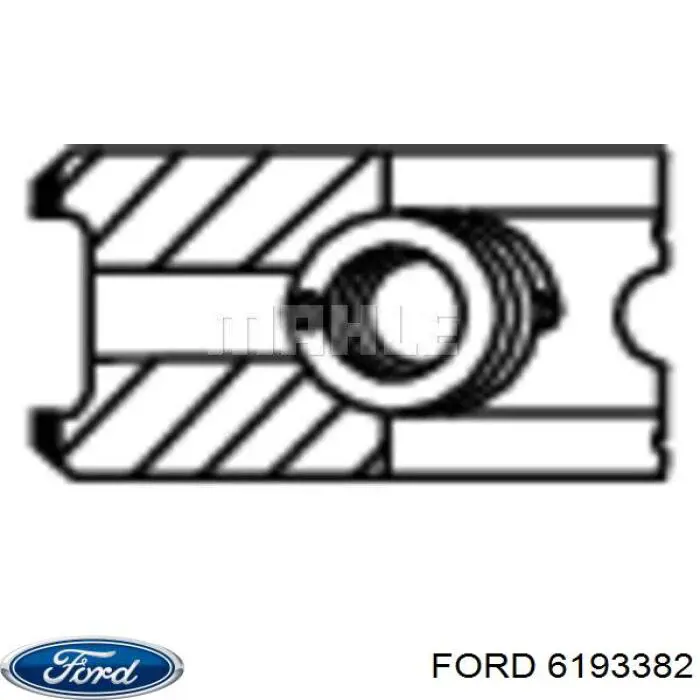 Кільця поршневі на 1 циліндр, STD. на Ford Transit (V)