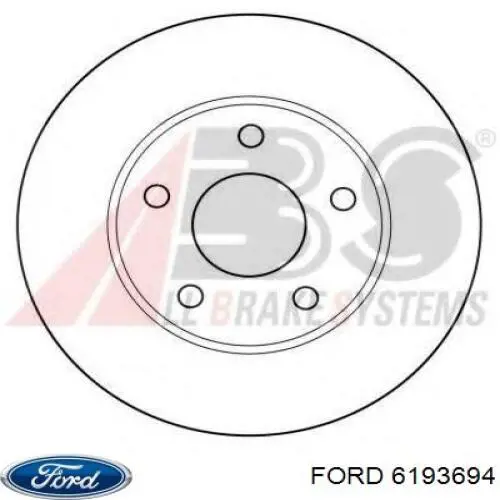 Купити 6193694 Ford Ротор гальмівний