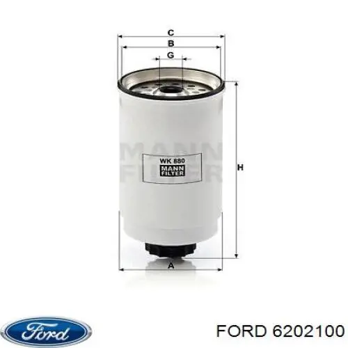 Фільтр паливний Ford 6202100