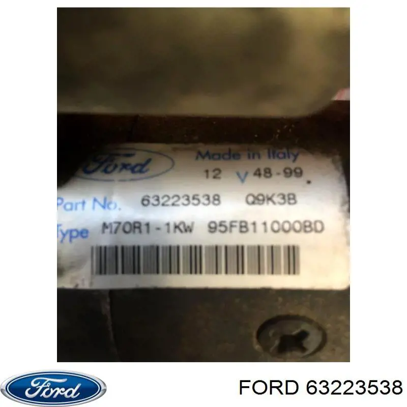 63223538 Ford Стартер двигуна
