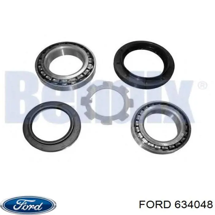 Підшипник маточини задньої Ford 634048 ціна, від 23.32 USD