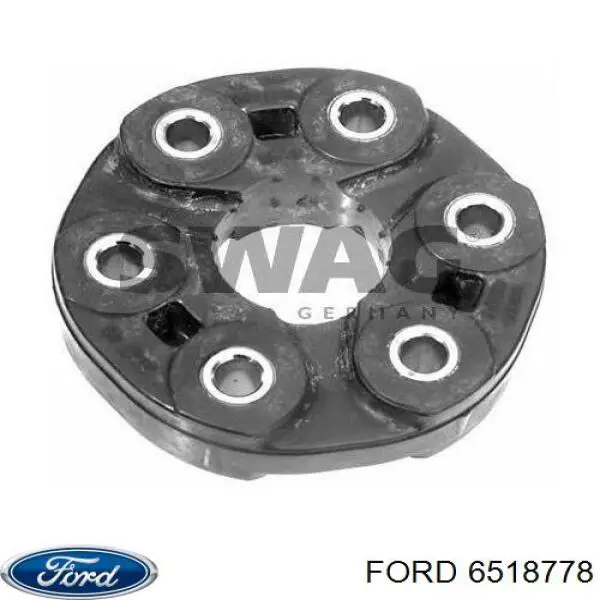 Муфта кардана еластична, передня 6518778 Ford