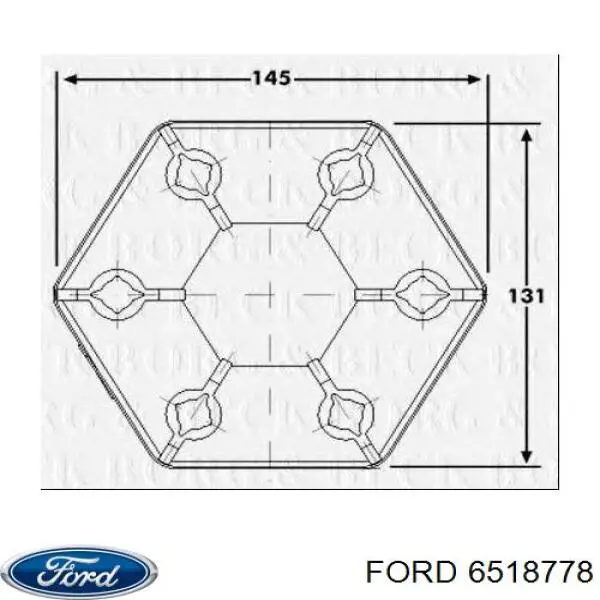 Карданний шарнір Ford 6518778 ціна, від 23.71 USD