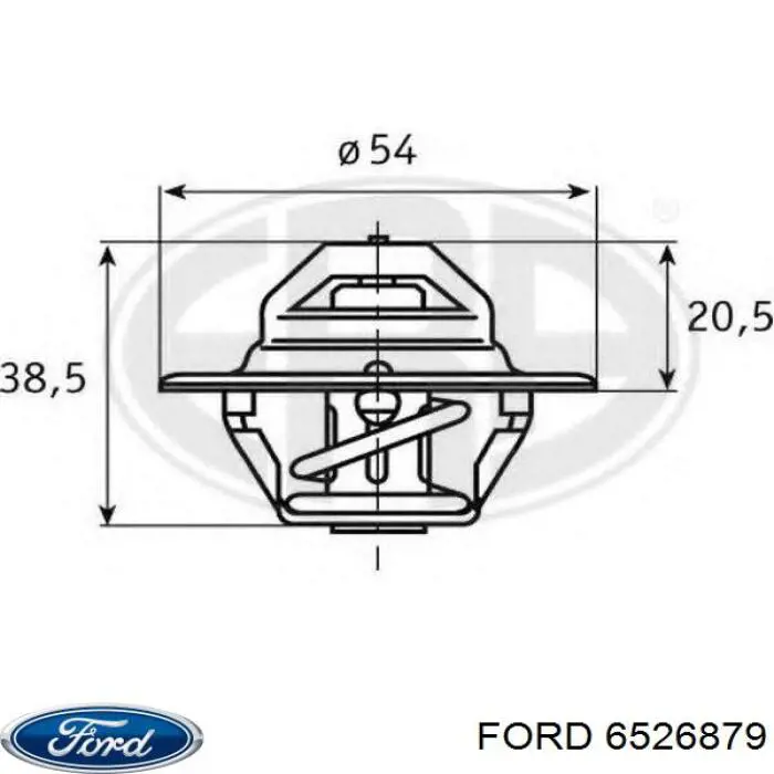 Термостат 6526879 Ford
