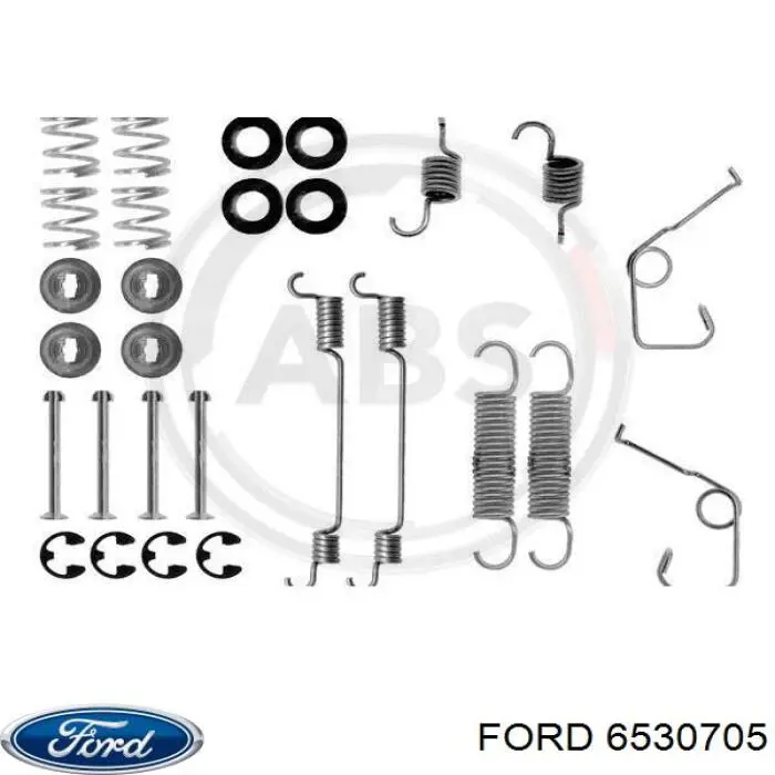 Ремкомплект гальмівних колодок 6530705 Ford