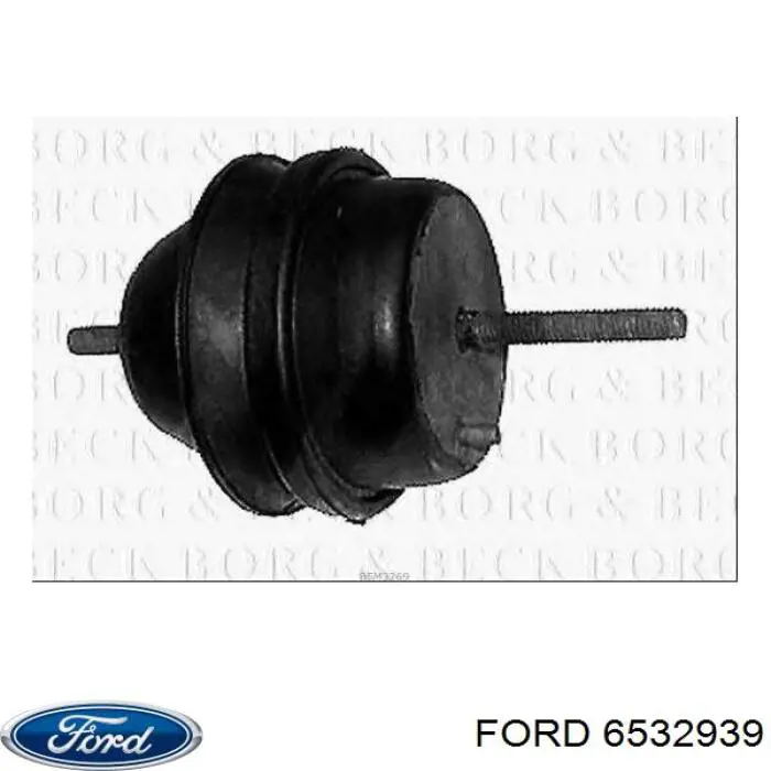 6532939 Ford подушка (опора двигуна, права)