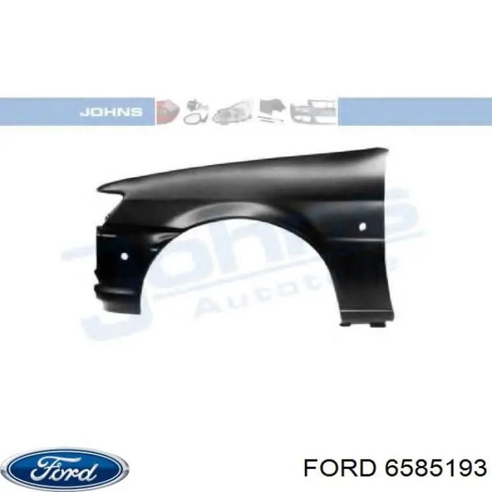 Ліве переднє крило Ford 6585193 ціна, від 50.33 USD