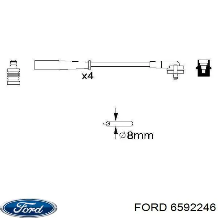 Дроти запалювання Fiat/Alfa/Lancia 55202897 ціна, від 21.02 USD