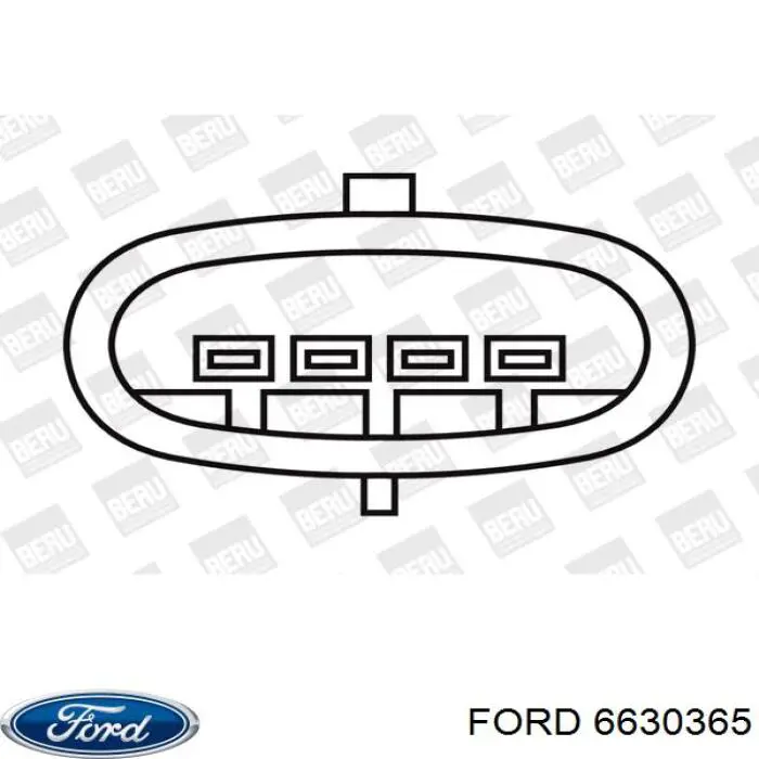 Купити 6630365 Ford Котушка запалювання