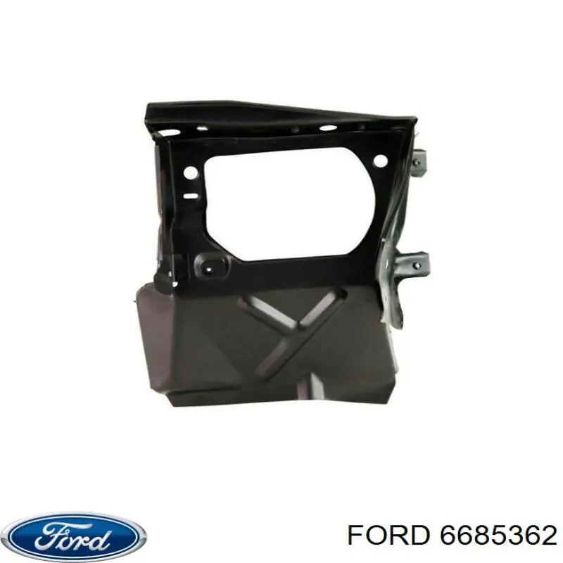 Супорт радіатора лівий/монтажна панель кріплення фар на Ford Transit (Е)