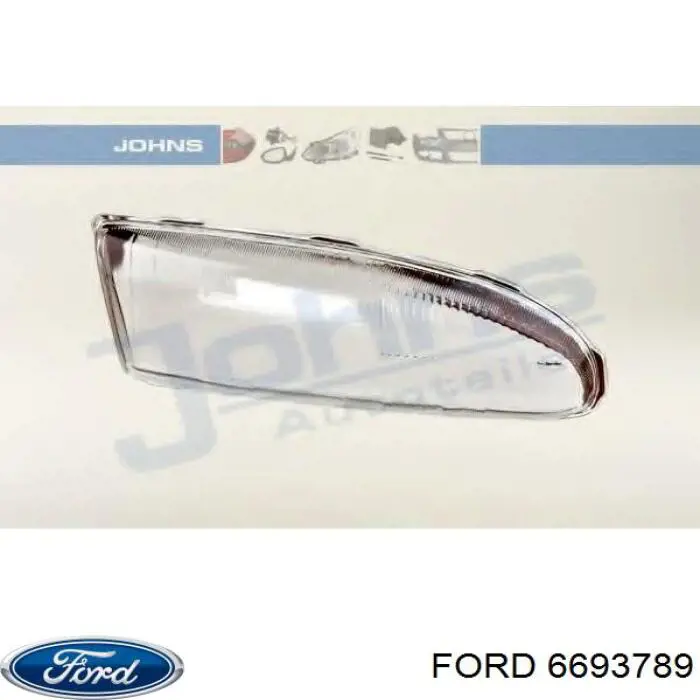 Купити 6693789 Ford Скло фари правої