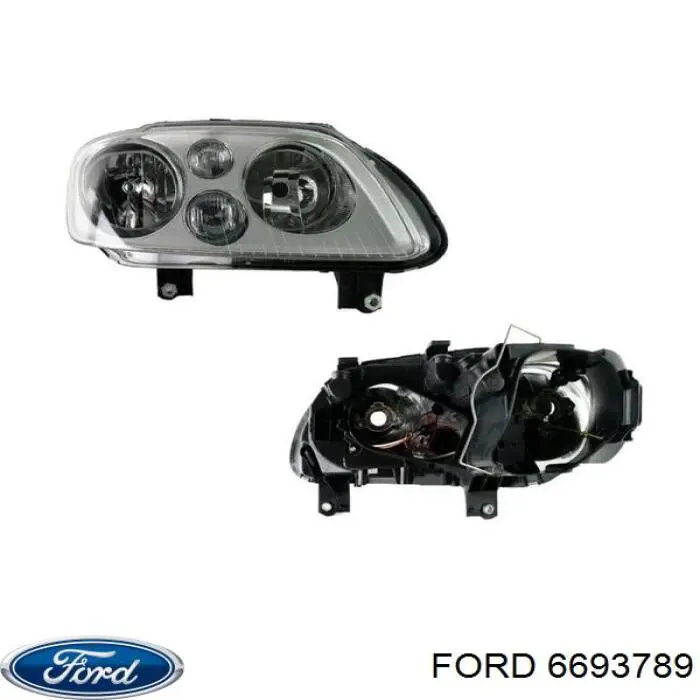 Скло фари правої Ford 6693789 ціна, від 17.93 USD