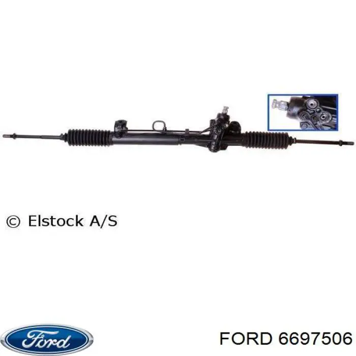 Рульова рейка R95GB3503AD Ford