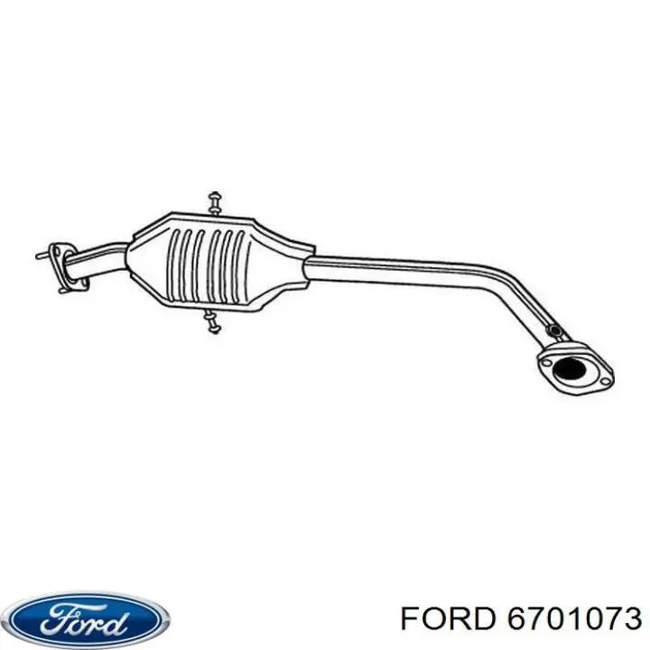 1042946 Ford Каталітичний нейтралізатор відпрацьованих газів