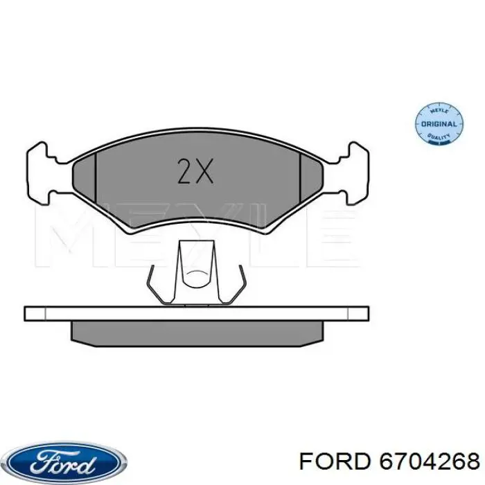 Купити 6704268 Ford Колодки гальмівні передні, дискові