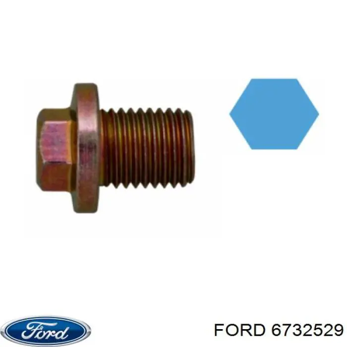 Пробка піддона двигуна Ford 6732529 ціна, від 1.27 USD