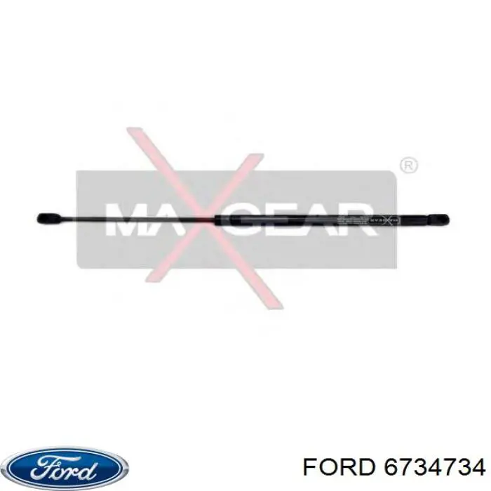 Купити FO101597EX Euroex Амортизатор двері багажника