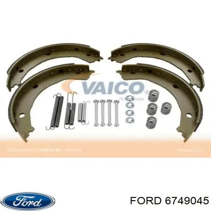 Колодки ручника / стоянкового гальма Ford 6749045 ціна, від 13.57 USD