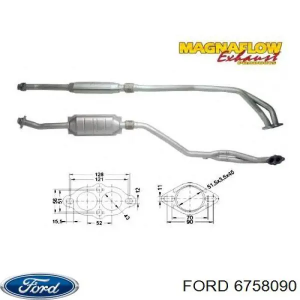 Купити 6758090 Ford Пильник тяги
