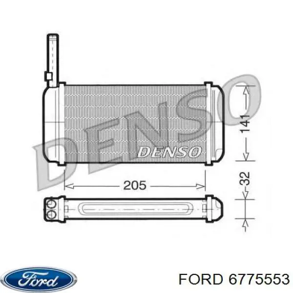 Купити 6775553 Ford Теплообмінник