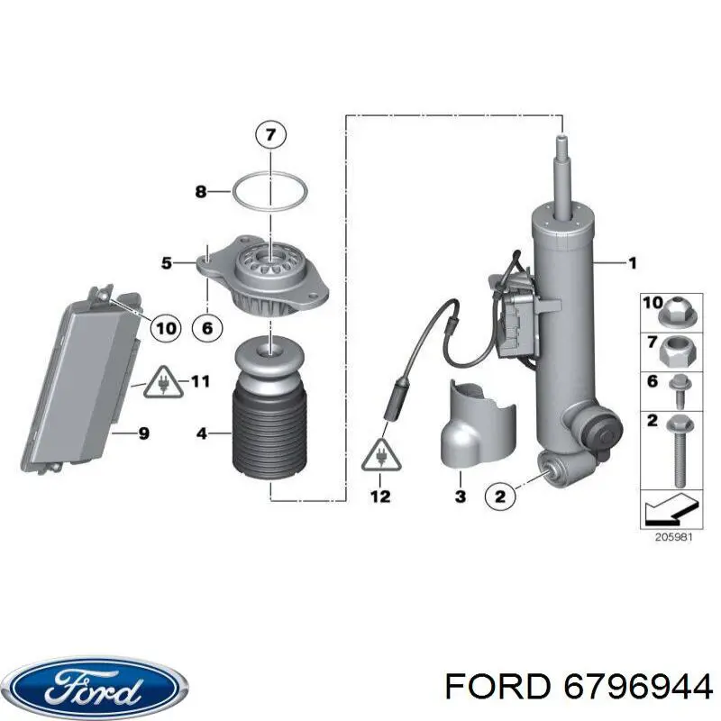 Ліхтар задній правий Ford Scorpio 2 (GNR, GGR) (Форд Скорпіо)