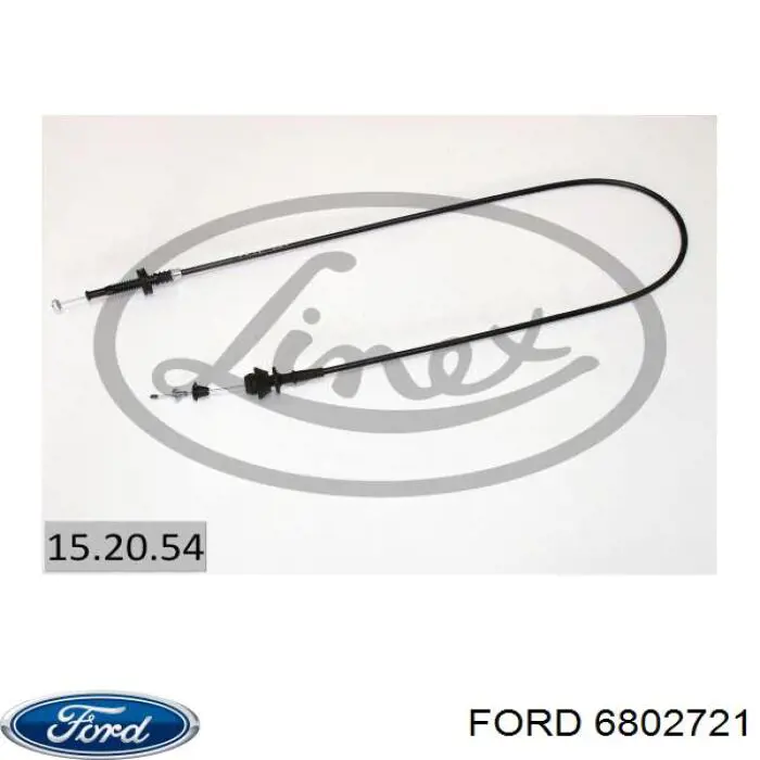 Трос газу Ford Escort 7 (ALL) (Форд Ескорт)