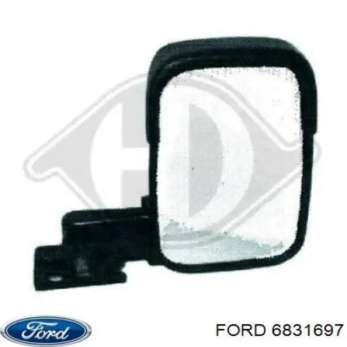 Ліве бічне дзеркало Ford 6831697 ціна, від 34.81 USD