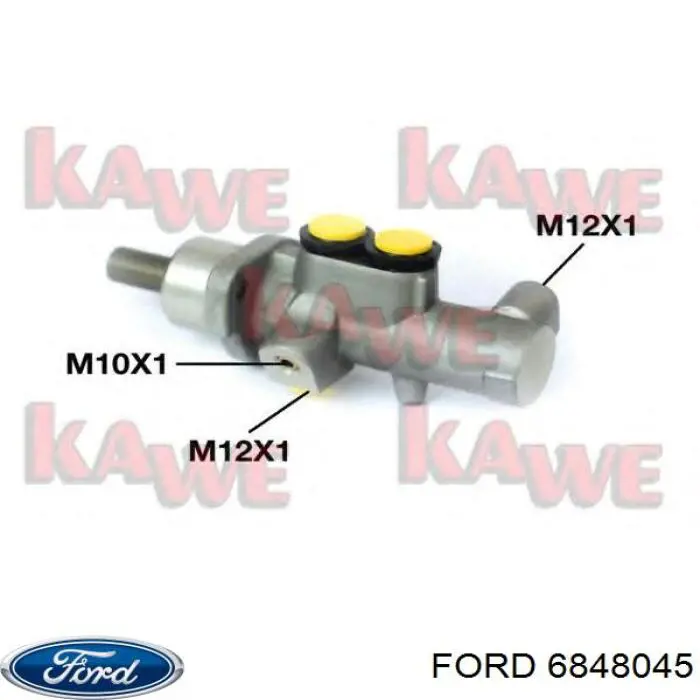 Витратомір повітря Ford 6848045