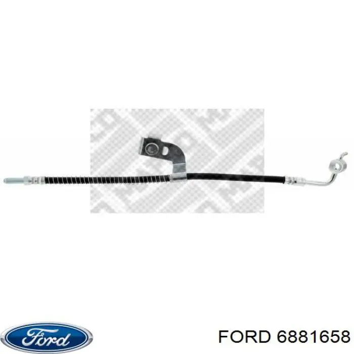 Купити 6881658 Ford Шланг гальмівний передній, лівий