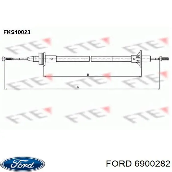 Купити 6900282 Ford Трос зчеплення