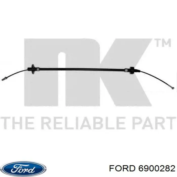 Трос, управление сцеплением на Ford Fiesta IV 